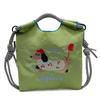 Embroidery cute dachshund dog bucket bag women's new mobile phone bag versatile commuter shoulder messenger bag