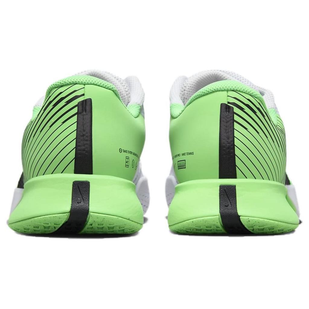 NikeCourt Air Zoom Vapor Pro 2 HC White Poison Green Women Sneakers Black DR6192-105