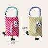 Tissue Box Holder for Car Creative Hanging Cartoon Berber Fleece Dolls Tissue Bag Multi-function Car Accessories Decoration