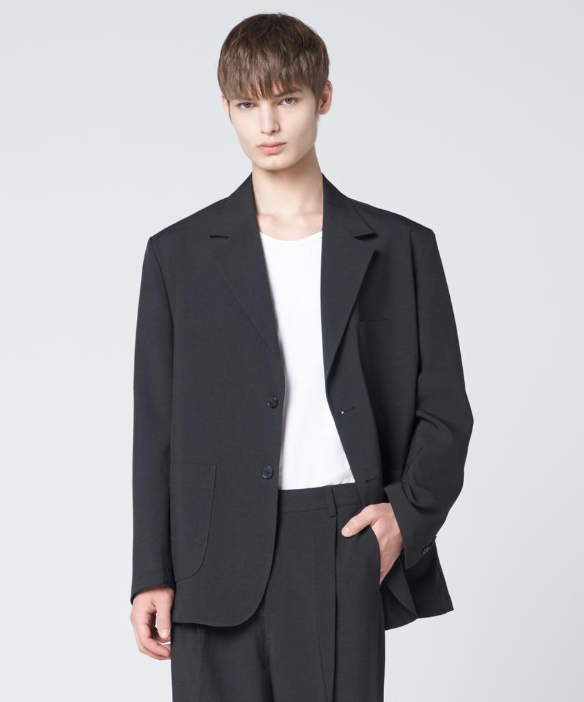 Hyoji Ss Washable Semi-Over Fit Blazer ( S01 - 5 Colors )