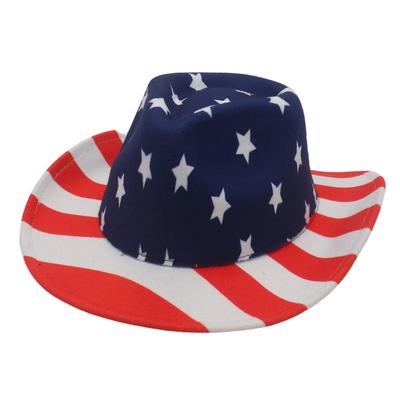 Sailor Dance American Flag Panama Usa Western Cowboy Hat Jazz Hat Wind