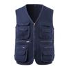 New Men's Cargo Vest Winter Thick Fleece Warm Sleeveless Jacket Solid Color Tactical Coat Men Pockets Work Waistcoat 6XL
