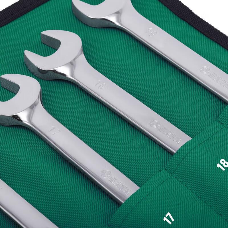 SATA 09040 12-Piece Polished Wrench Set