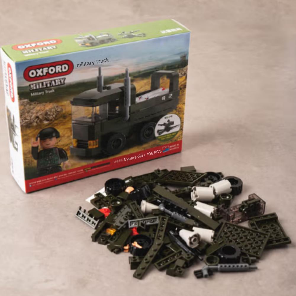 Oxford Military Truck Assembly Model Kit ( 8 Year+ )