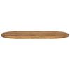 VidaXL Dessus de Table, Dessus de Table de Remplacement, Dessus de Rechange Salle à Manger, 140x60x3,8 cm Ovale Bois Massif 370161