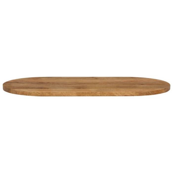 VidaXL Dessus de Table, Dessus de Table de Remplacement, Dessus de Rechange Salle à Manger, 140x60x3,8 cm Ovale Bois Massif 370161