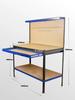 Forsage 120 cm tool workshop workbench with drawer and wall