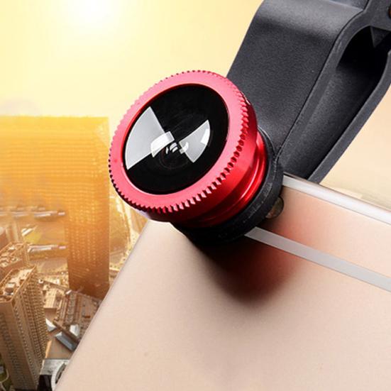 3 in 1 Camera Fish Eye Mobile Phone Macro Super Wide Angle Lens