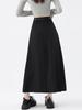 Women’s Pleated Skirt Preppy Style High Waist A Line Mid-length Skirts Vintage Casual Y2k Clothing Autumn