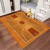 Basketball Court Pattern Rug suitable as a non-slip mat for the living room or bedroom sofa
