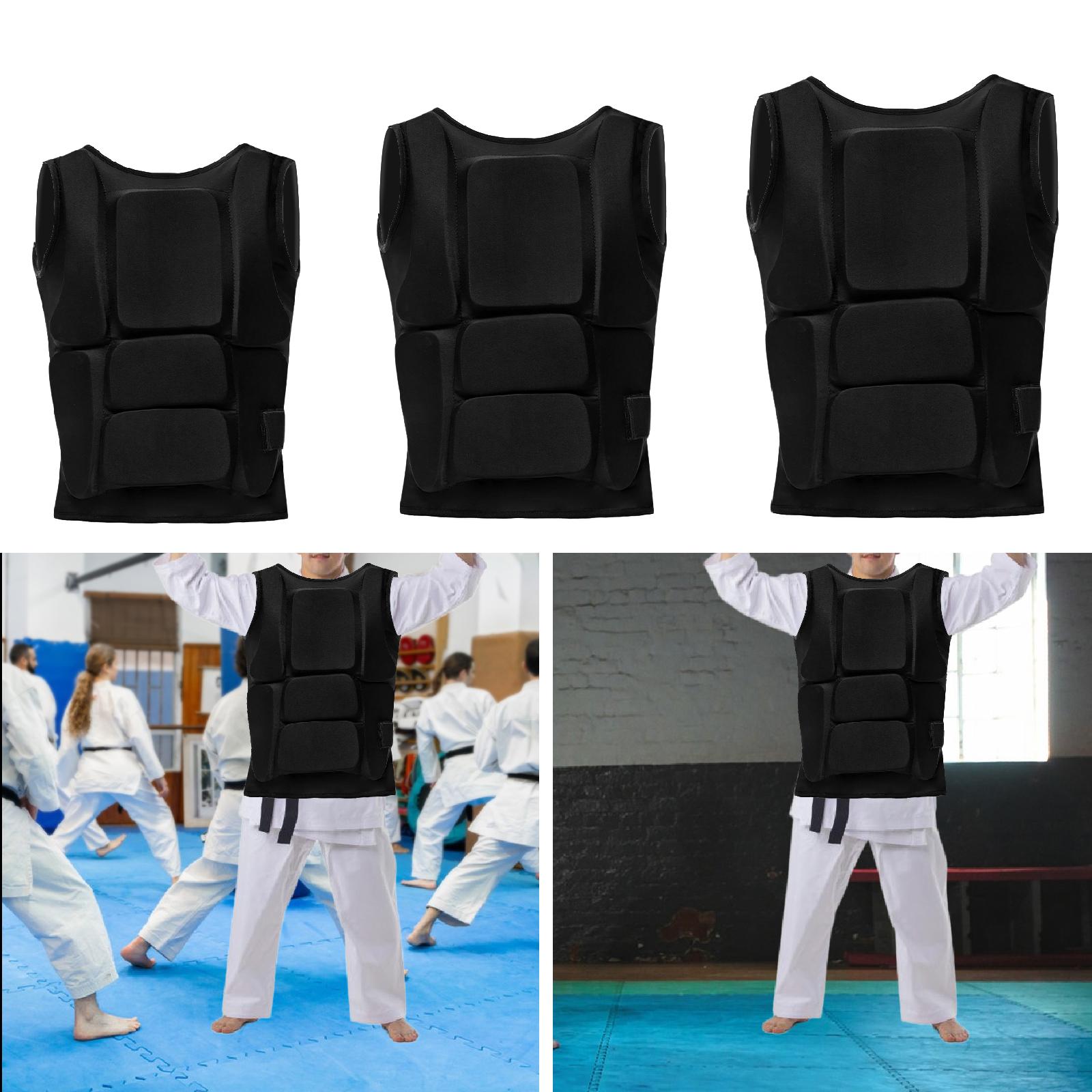 Каратэ Защита груди Защита ребер Легкое снаряжение Практичное Универсальное Живот S 41cmx50cm