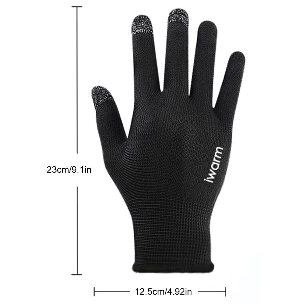 1 Pair Cycling Gloves Anti-Slip Touch Screen Full Finger Gloves Waterproof Breathable Warm Ski Gloves Great For Sports Cycling