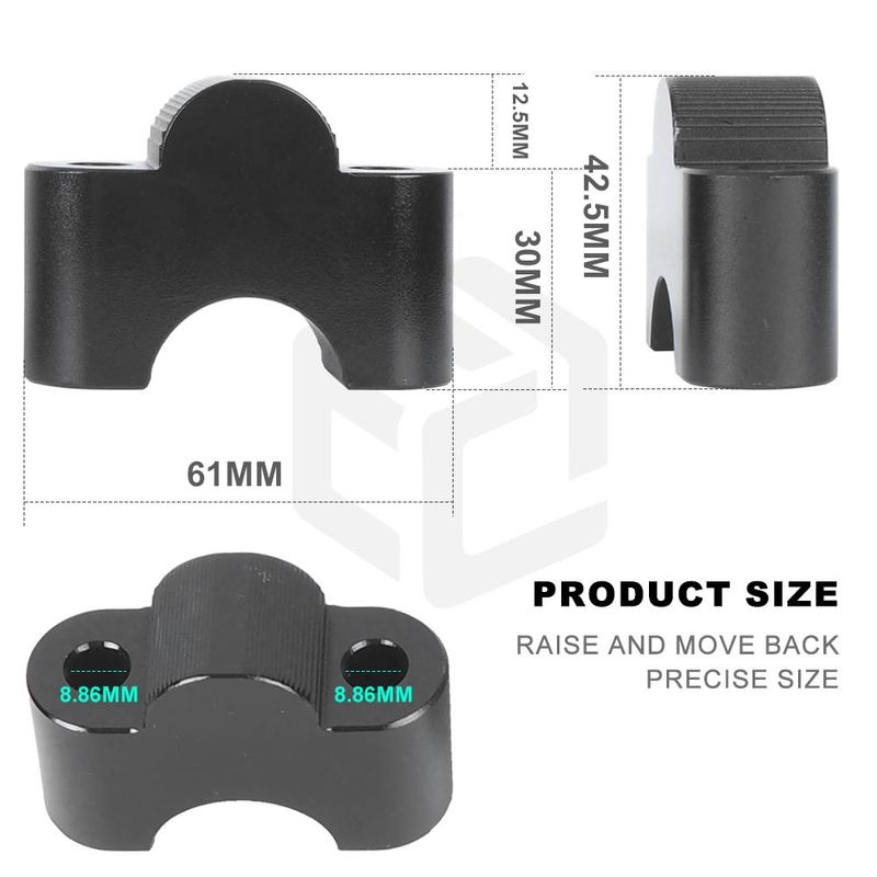 For Triumph Bonneville Bobber T100 25MM Motorcycle Handlebar Riser Handle Heightening Clamp Mount For Rocket III Accessories