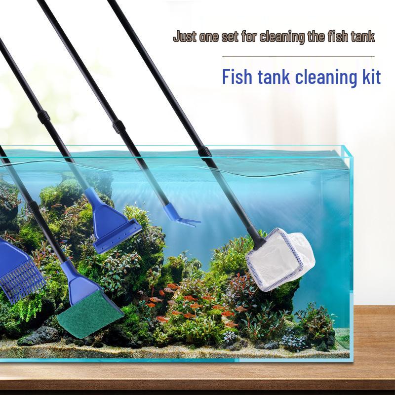 Aquarium Algae Scraper & Moss Remover Brush