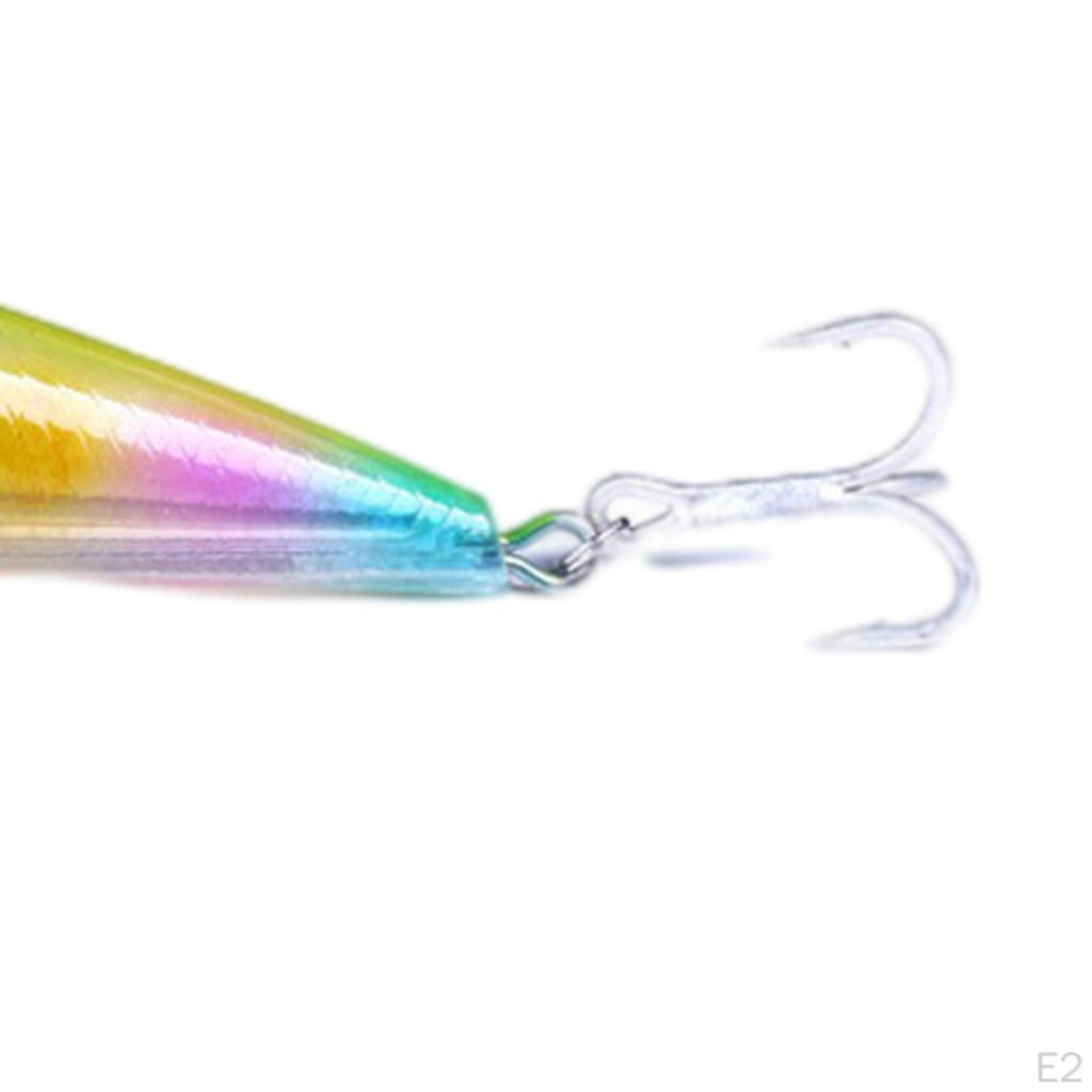 Long Casting Saltwater Sinking Minnow 130mm Tungaten Weight Fishing Seabass Hard