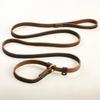 Genuine Leather P Chains For Large Dogs Slippery Straps Pet Walking Lead Genuine Leather Dog Traction Rope For Small Large Dogs