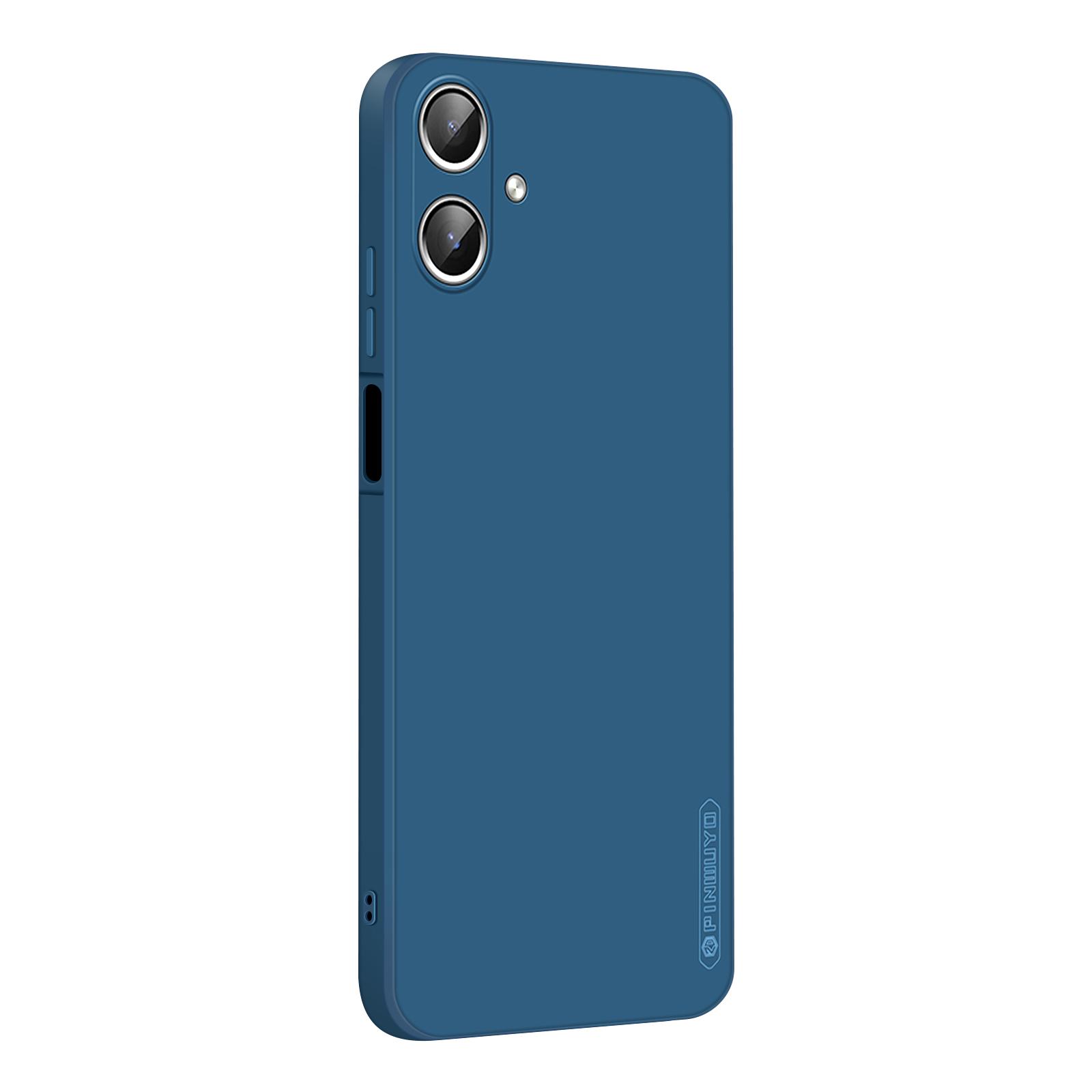 

For Samsung Galaxy A07 5G Phone Case PINWUYO Soft Matte TPU Mobile Back Cover Blue