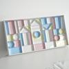 Transparent Rainbow 3D Building Blocks: Educational Acrylic Cubes for Children