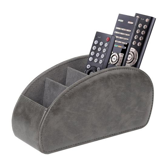 Remote Control Holder Storage Box with 5 Compartments Large Capacity Remote Control Storage