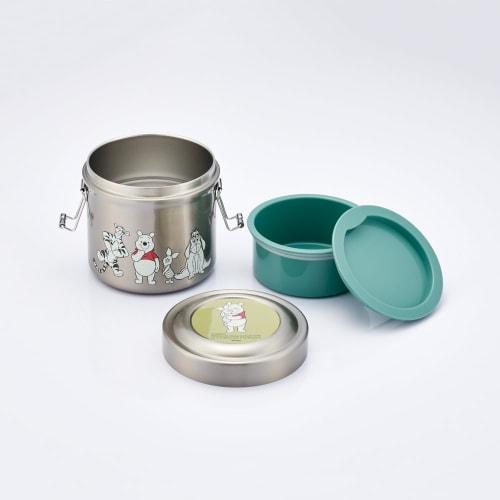 Skater Thermal Lunch Box Disney Winnie the Pooh Mute Color 600ml Bowl Type Antibacterial Vacuum Stainless Steel STLB1AG-A