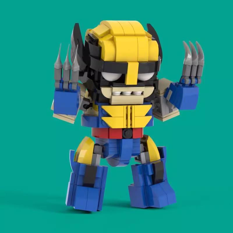 M Мелкий Строительный Блок Marvel Росомаха, Совместимый С Lego Конструкторы Периферия из Фильмов Детские Образовательные Игрушки