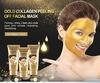 MOND'SUB Gold Kollagen Peel-Off-Maske - 120ML - 1er-Packung mit KOSTENLOSER Wespro Bio-Cellulose Augenmaske aus fermentiertem Kokoswasser - 5er-Packung