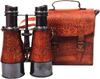 Telescopio binoculare monoculare in ottone antico Cannocchiale nautico vintage