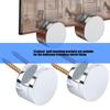 Modern Zinc Alloy Shelf Bracket Quick Setups Advertising Plate Glass Clamp Bathroom Mirror Glass Fixed Fitting Enduring