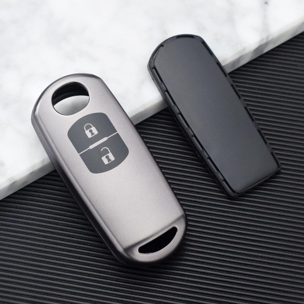 

Для Mazda 2 3 6 Demio Atenza Axela CX-5 CX5 CX-3 CX7 CX-9 3 4 CX30 2016 2017 2018 2019 чехол для автомобильного ключа 2 кнопки TPU чехол для ключа