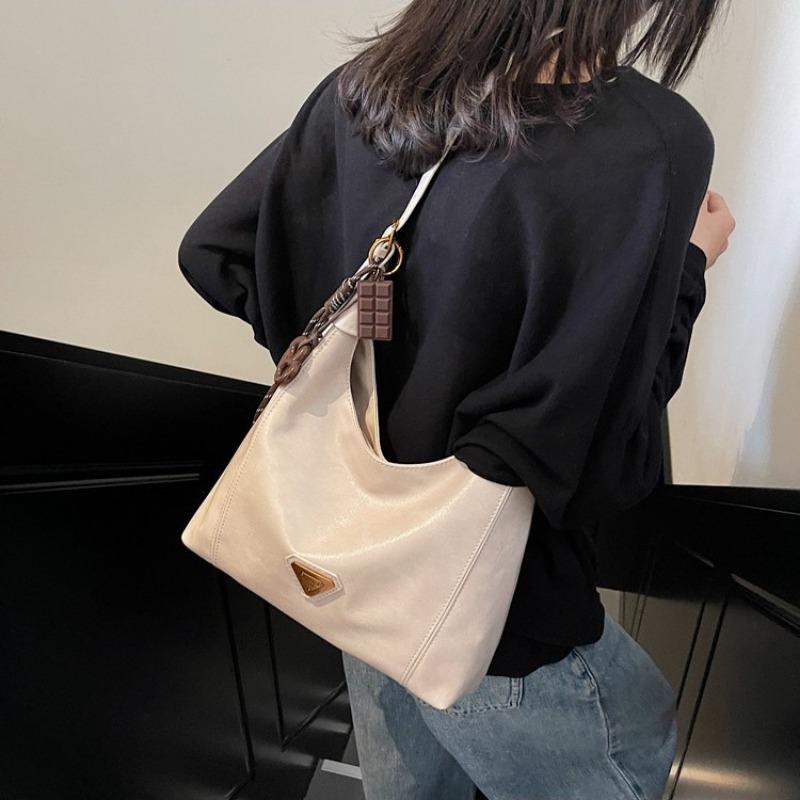 Premium bag women's retro new fashion shoulder oblique span bag women's casual commuter tote bag