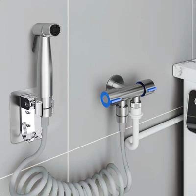 Handheld Bidet Sprayer Set for Toilet Stainless Steel Hand Bidet Faucet for Bathroom Hand Sprayer Shower Head Self Cleaning