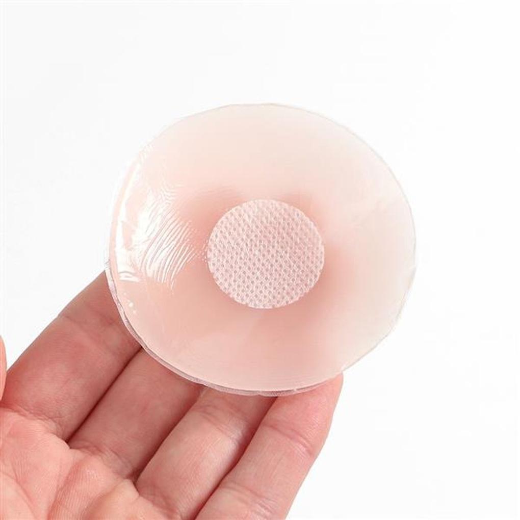 5 sets of perfectly fitting silicone nipple patches, round manner nipple bands