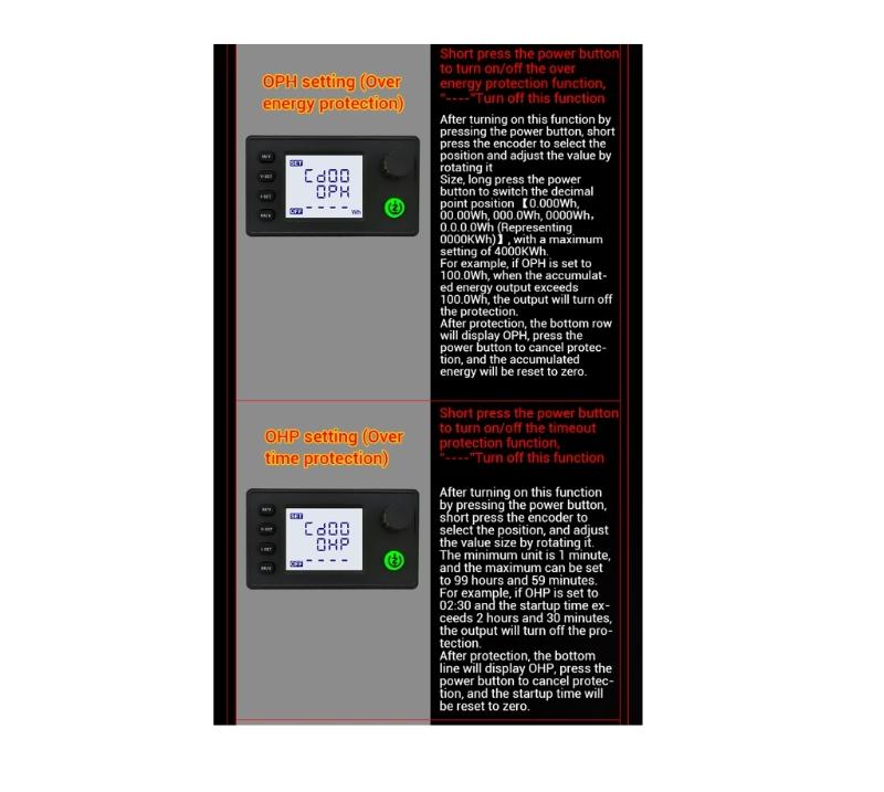 0.5-36V Power Voltage Regulator Converter Constant Current Voltage