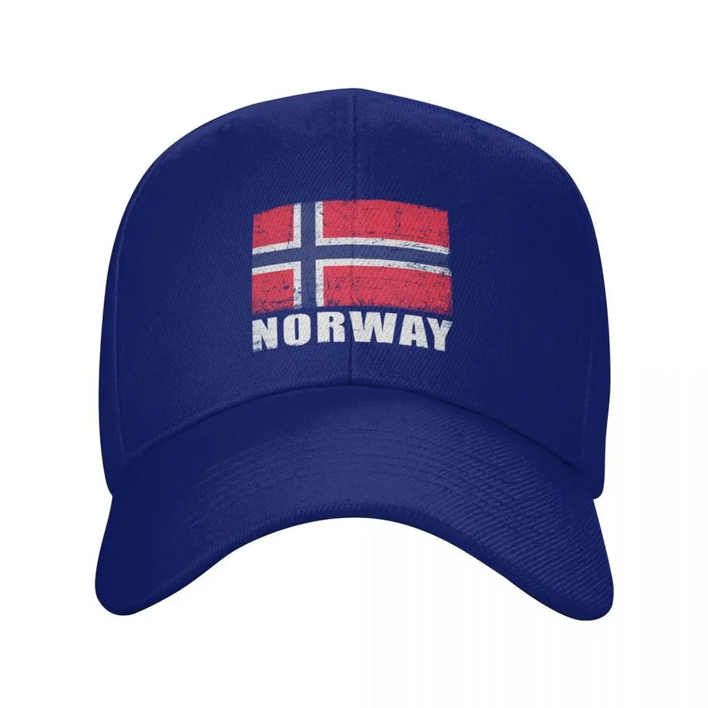 Personalizovaná baseballová čepice s vlajkou Norska Hip Hop Unisex Dámská Nastavitelná Táta Kšiltovka Jarní Snapback Čepice