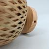 Rural style Bamboo Lantern Pendent Light Natural Rattan Wicker E27 Bulb Chandeliers Ceiling Lamp Restaurant Home Decor