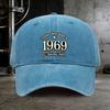 Washed Cowboy Hat a Unisexs Essential Travel Baseball Cap Featuring the Inscription Legends Were Born in  Aged Perfectly A