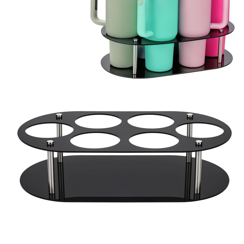 Water Bottle   Fit for   Cup Acrylic Stable Cup Bottle Storage Rack for Kitchen Countertop