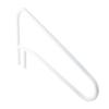Pool Rail, 137.1 x 81.3 cm Pool Handrail, 100kg Load Capacity Heavy Duty Stainless Steel Swimming Handrail, Seamless Welding, Recessed or Base Mount,
