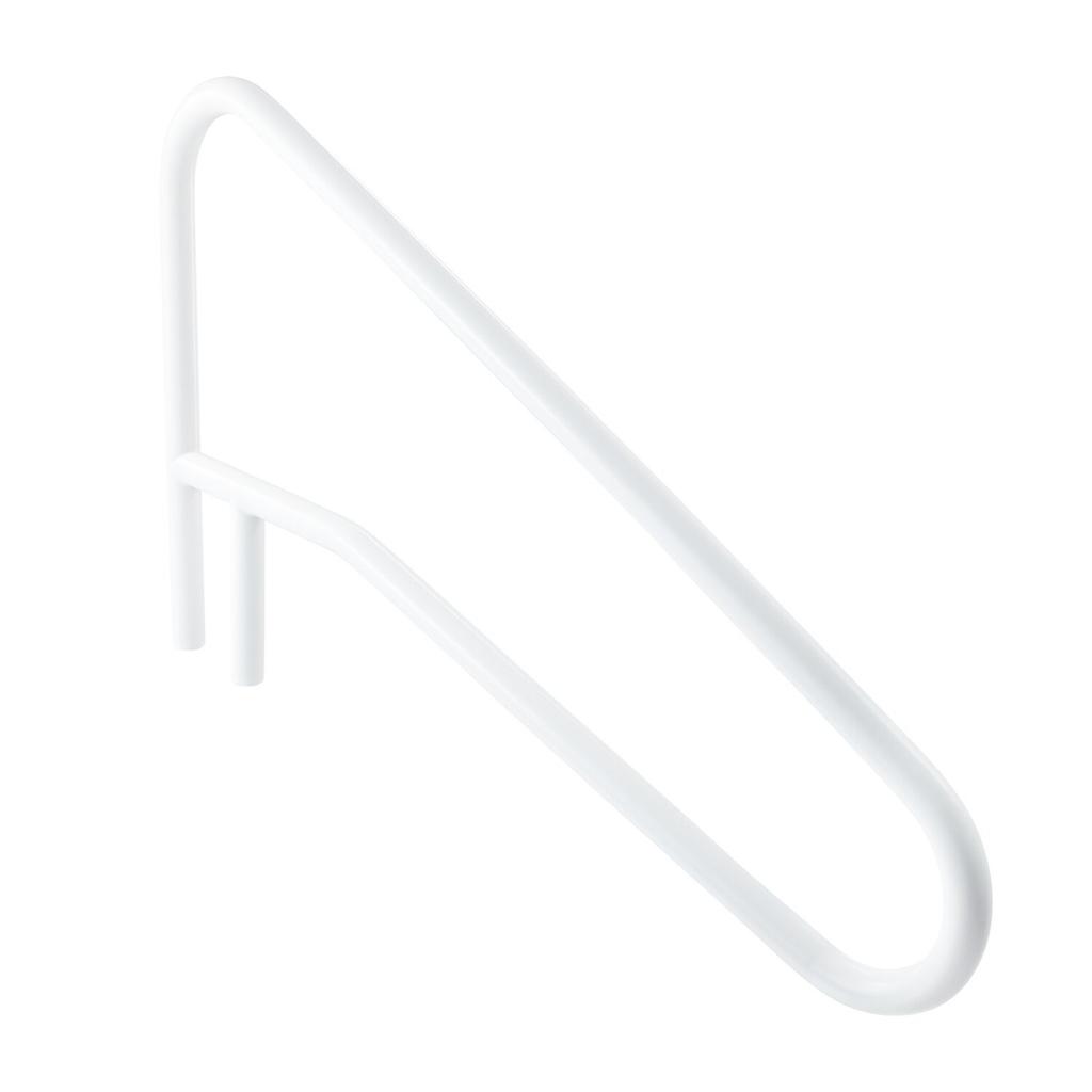 Pool Rail, 137.1 x 81.3 cm Pool Handrail, 100kg Load Capacity Heavy Duty Stainless Steel Swimming Handrail, Seamless Welding, Recessed or Base Mount,