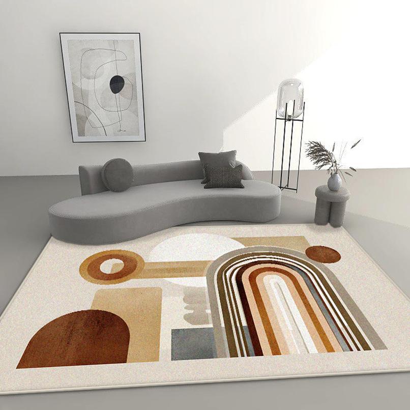 Simple Style Big Living Room Flannel Rugs Home Decoration Easy Clean Bedroom Carpet Washable Mat for Floor Lounge Rug Lounge