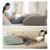 Portable Flocking Inflatable Leg Pillow Trapezoidal Swelling Hip Foot Foot Support Pillow Swelling Relief Knee Cushion Home