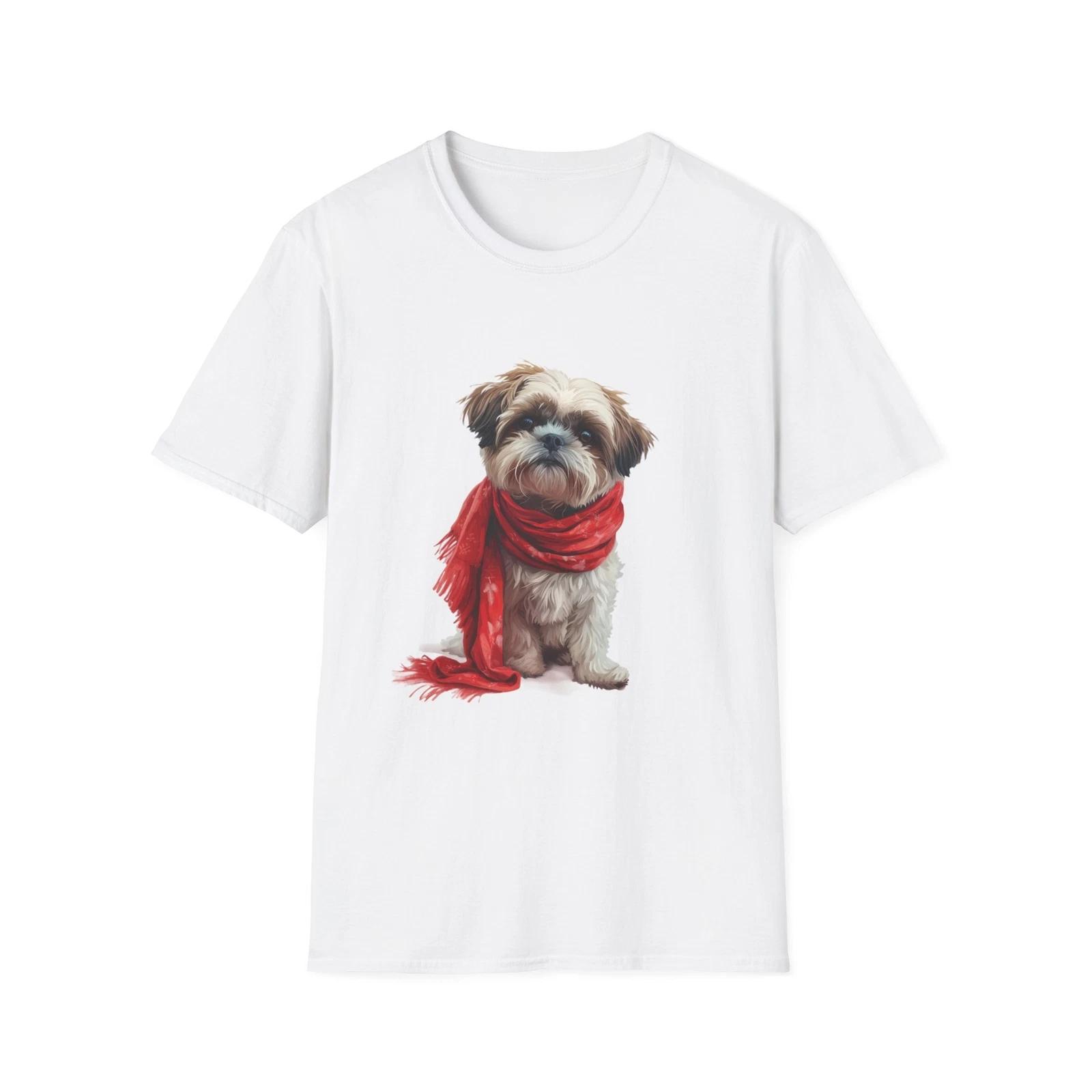 Valentines  Day Dog T-Shirt, Heart Love Puppy Tee, Romantic Gift Top, S