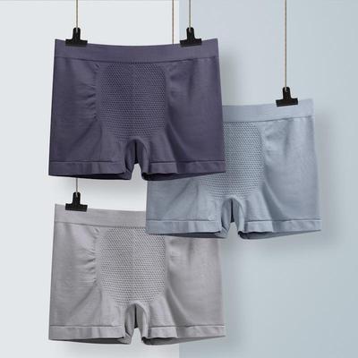Herren 3er-Pack 5D Magic Magnetische Mid-Waist Nahtlose Atmungsaktive Hochelastische Waben-Boxershorts