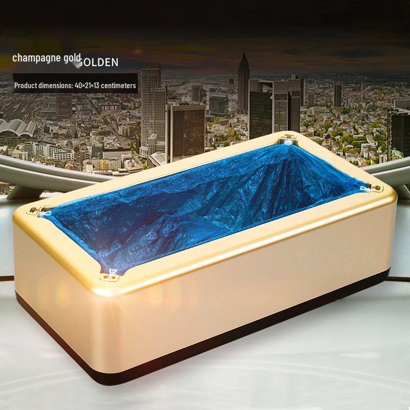 Smart Step-On Automatic Disposable Shoe Cover Machine for Home Entrance