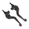 Motorcycle Adjustable Brake Clutch Lever CNC Aluminum Alloy Replacement for YAMAHA TMAX 530 2012‑2019Black