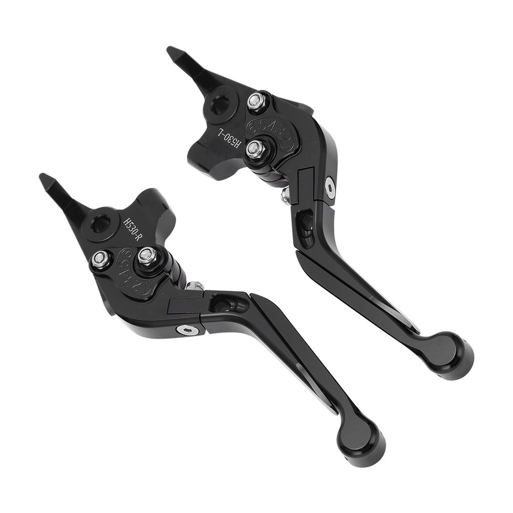 Motorcycle Adjustable Brake Clutch Lever CNC Aluminum Alloy Replacement for YAMAHA TMAX 530 2012‑2019Black