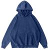 Oversized Washed Vintage Hoodie Men Women Cotton Heavyweight Loose Fit With Large Pockets