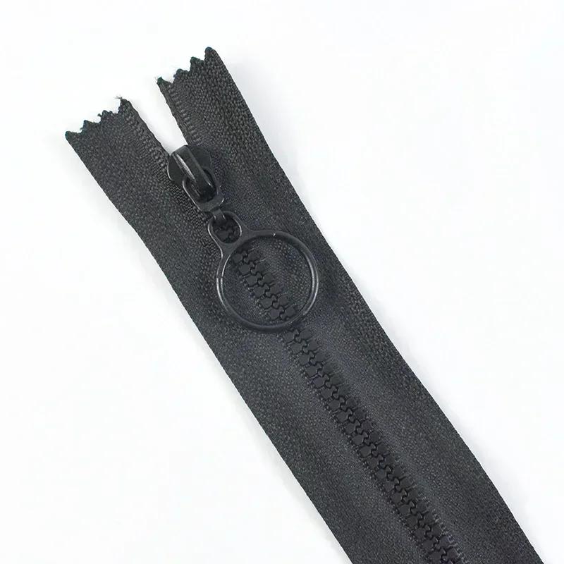 5/10/20Pcs Meetee 25/60cm 3# Resin Zippers Close/Open End Zipper for Clothes Bags Ring Puller Zip Garment Sewing Accessories