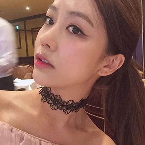 Punk csipke hímzett női karkötő Choker nyaklánc gótikus ékszer szett ajándék