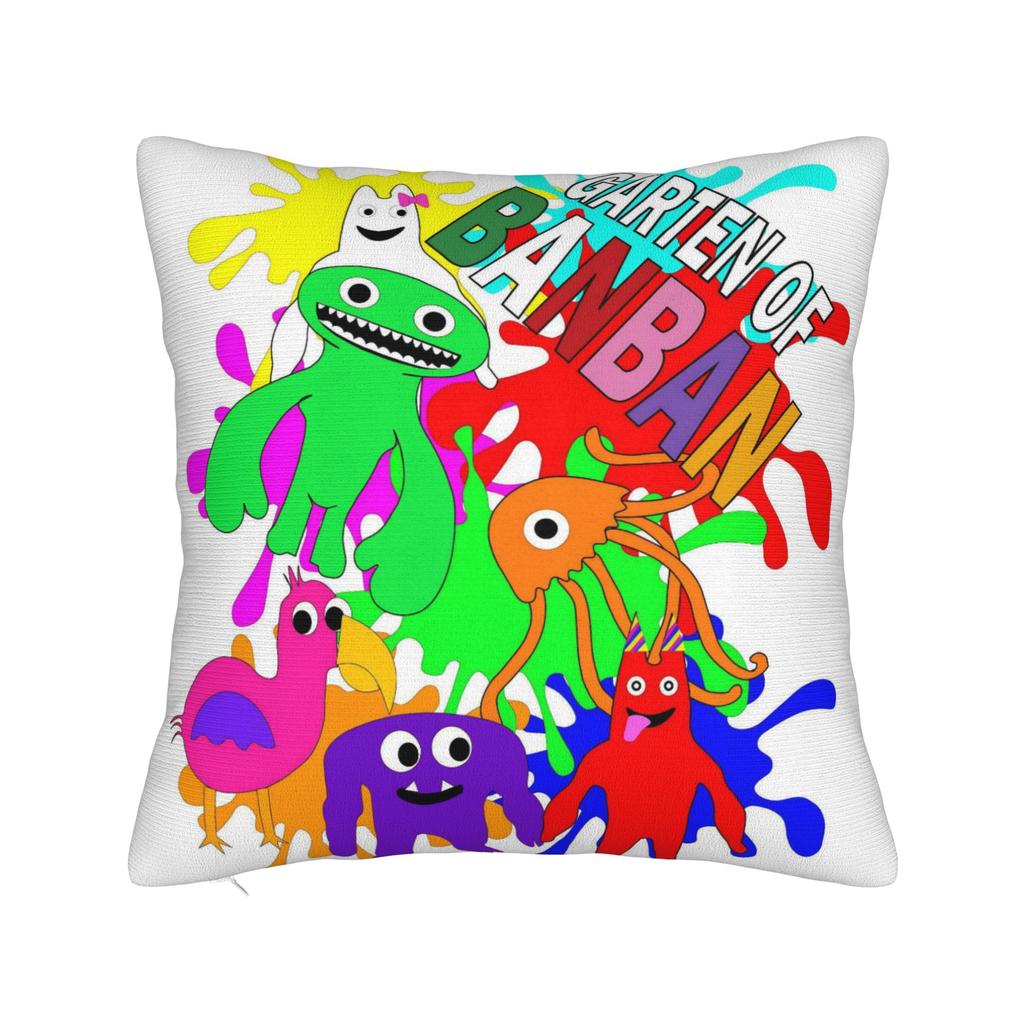 Garten of Banban Funny Games Pillow Covers Accessories Printed Cushion Cover Gift  Throw Pillow Case Cover Sofa Multiple Sizes